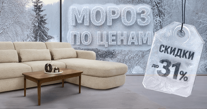 «Мороз по ценам» – скидки до 31%